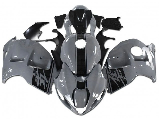 1996-2007 Suzuki GSXR 1300 Hayabusa Motorcycle Fairings - Nardo Grey Black UK