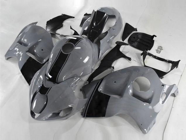 1996-2007 Suzuki GSXR 1300 Hayabusa Motorcycle Fairings - Nardo Grey Black No Decal UK