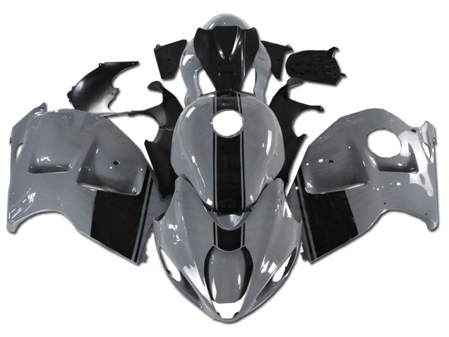 1996-2007 Suzuki GSXR 1300 Hayabusa Motorcycle Fairings - Nardo Grey Black No Decal UK