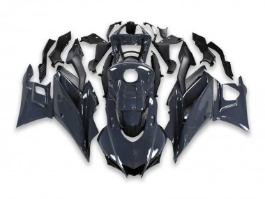 Custom 2019-2021 Yamaha YZF R3/R25 Motorcycle Fairings - Dark Grey Black UK