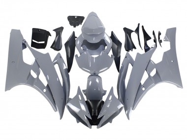 Custom 2006-2007 Yamaha YZF 600 R6 Motorcycle Fairings - Nardo Grey UK