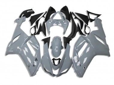 Custom 2007-2008 Kawasaki ZX6R Motorcycle Fairings - Nardo Grey UK