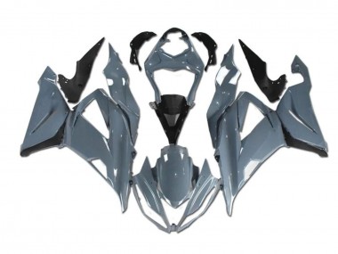 Custom 2013-2018 Kawasaki ZX6R Motorcycle Fairings - Nardo Grey UK