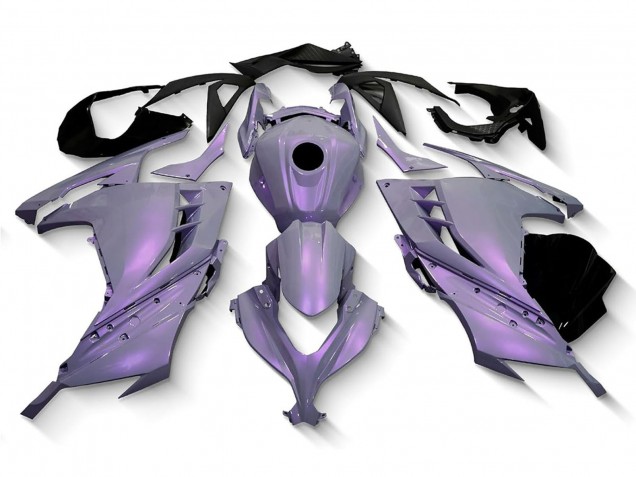2013-2024 Kawasaki EX300 Motorcycle Fairings - Chameleon Grey Dazz Pearl Purple UK