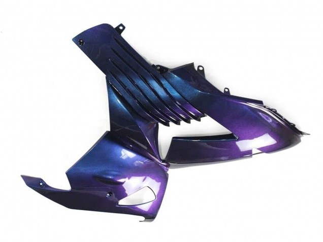2006-2011 Kawasaki ZX14R ZZR1400 Motorcycle Fairings - Chameleon Blue Purple UK