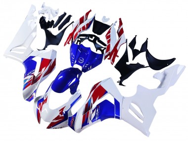 Custom 2020-2023 Honda CBR1000RR-R Motorcycle Fairings - White Red Blue UK