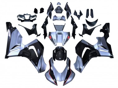 Custom 2020-2023 Honda CBR1000RR-R Motorcycle Fairings - Silver Glossy Black UK
