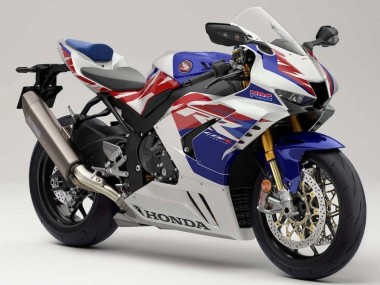 Custom 2020-2023 Honda CBR1000RR-R Motorcycle Fairings - White Red Blue HRC UK