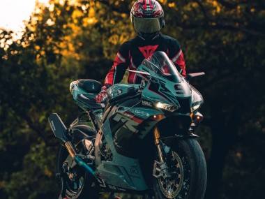 Custom 2020-2023 Honda CBR1000RR-R Motorcycle Fairings - Nardo Grey Glossy Black HRC 9 UK