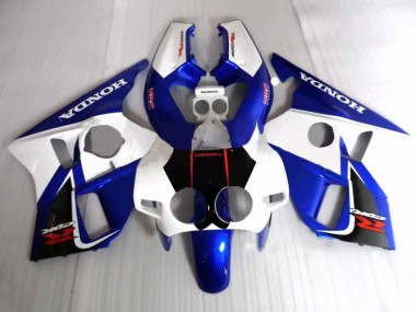 Custom 1987-1989 Honda CBR400RR NC23 Motorcycle Fairings - White Blue HRC UK