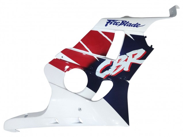 1990-1999 Honda CBR400RR NC29 Motorcycle Fairings - White Red Dark Blue Fireblade UK