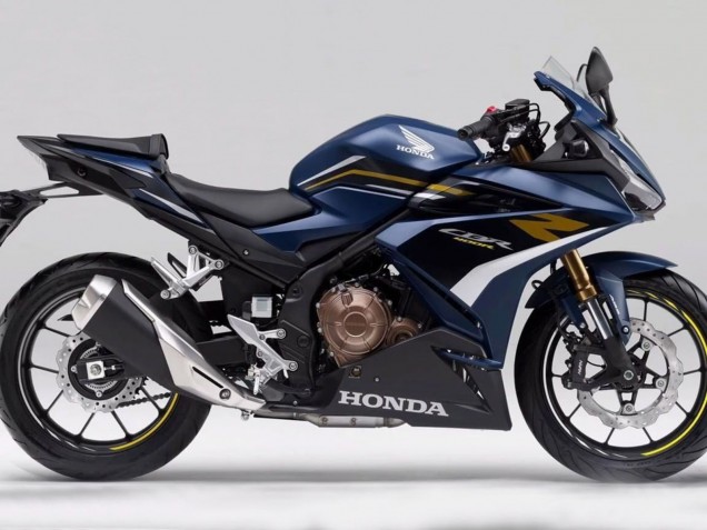 2022 Honda CBR400R Motorcycle Fairings - Dark Blue Matte Black UK