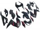 2015-2016 Kawasaki Z250/Z300 Motorcycle Fairings - Glossy Black Red Silver UK
