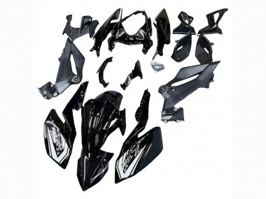 Custom 2018-2024 Kawasaki Z400 Motorcycle Fairings - Glossy Black UK