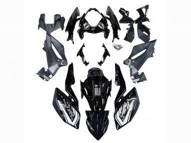 Custom 2018-2024 Kawasaki Z400 Motorcycle Fairings - Glossy Black UK