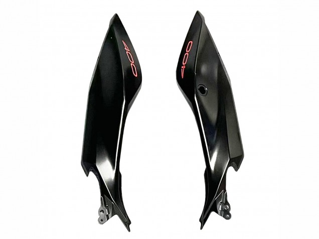 2018-2024 Kawasaki Z400 Motorcycle Fairings - Candy Red Glossy Black UK