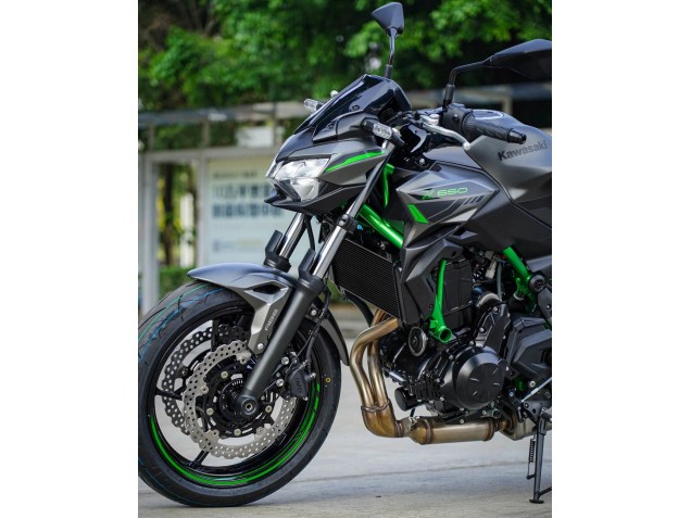 2020-2023 Kawasaki Ninja Z650 Motorcycle Fairings - Black Green UK