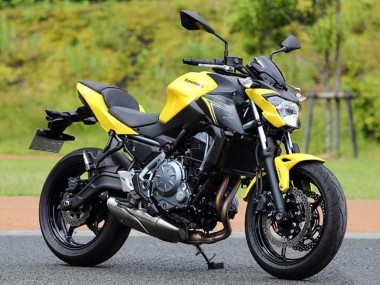 Custom 2017-2019 Kawasaki Ninja Z650 Motorcycle Fairings - Yellow Black UK