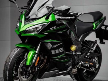 Custom 2020-2025 Kawasaki Z1000SX Motorcycle Fairing - Black Green Ninja UK