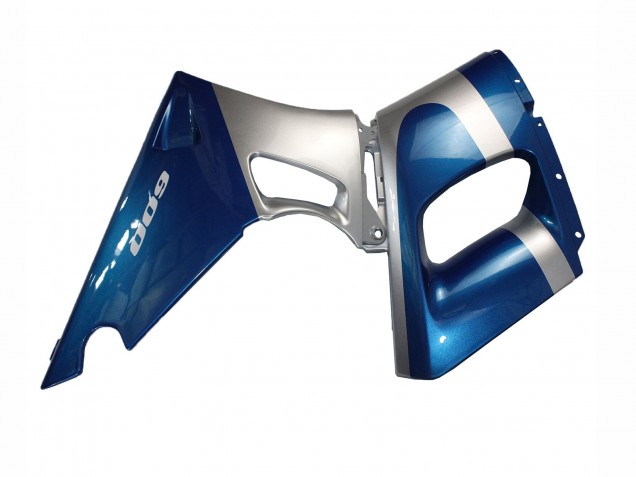 1993-2007 Kawasaki ZZR400 Motorcycle Fairings - Blue Silver Black UK