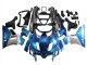 1993-2007 Kawasaki ZZR400 Motorcycle Fairings - Blue Silver Black UK