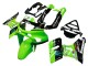 1998-2003 Kawasaki ZZR600 Motorcycle Fairings - Green Glossy Black Blue Monster Elf Touch4 Bridgestone UK