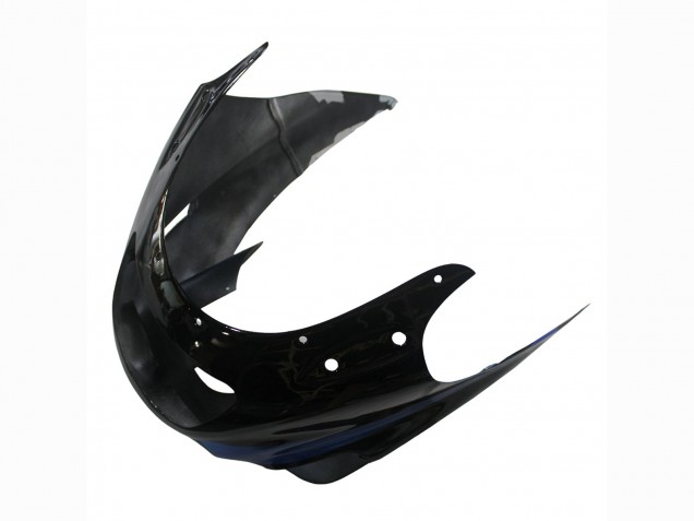 1990-1992 Kawasaki ZZR1100 Motorcycle Fairings - Blue Glossy Black UK