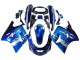 1993-2003 Kawasaki ZZR1100 Motorcycle Fairings - Blue Silver Black UK