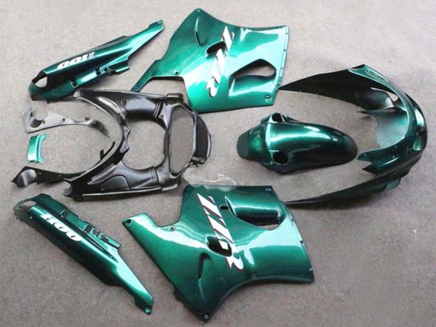 1993-2003 Kawasaki ZZR1100 Motorcycle Fairings - Glossy Green UK