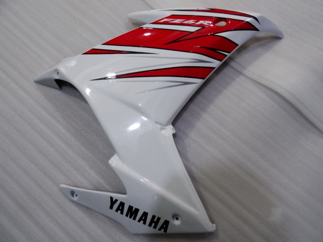 2009-2015 Yamaha FZ6R Motorcycle Fairings - White Red Black UK