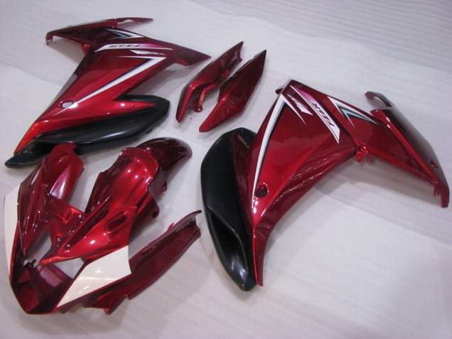 2009-2015 Yamaha FZ6R Motorcycle Fairings - Red White Black UK