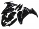 2009-2015 Yamaha FZ6R Motorcycle Fairings - Glossy Black White UK