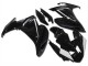 2009-2015 Yamaha FZ6R Motorcycle Fairings - Glossy Black White UK