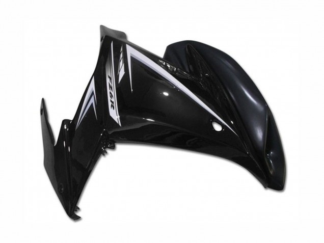 2009-2015 Yamaha FZ6R Motorcycle Fairings - Glossy Black White UK