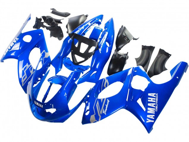1996-2007 Yamaha YZF600R Thundercat Motorcycle Fairings - Blue White Silver UK