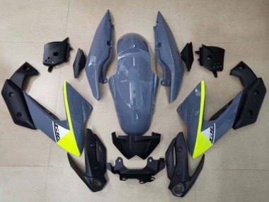 Custom 2009-2012 Yamaha XJ6 Motorcycle Fairings - Grey Yellow UK