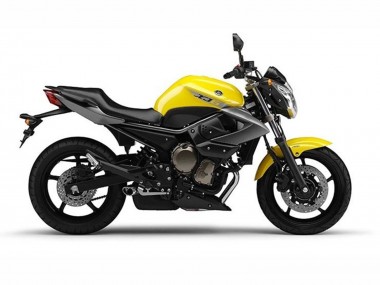 Custom 2009-2012 Yamaha XJ6 Motorcycle Fairings - Black Yellow UK
