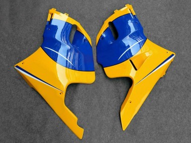 Custom 1991-1994 Yamaha TZR250 3XV Motorcycle Fairings - Yellow Blue White UK