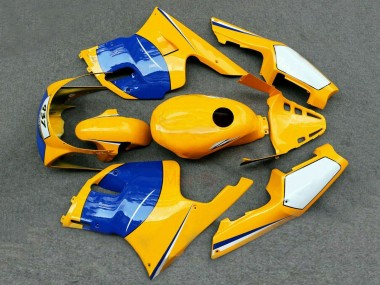 Custom 1991-1994 Yamaha TZR250 3XV Motorcycle Fairings - Yellow Blue White UK