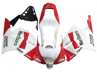 Custom 1991-1994 Yamaha TZR250 3XV Motorcycle Fairings - White Red Marlboro Castrol Dunlop UK