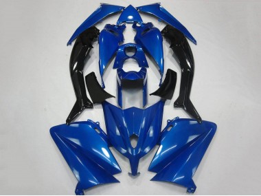 Custom 2012-2014 Yamaha TMAX530 Motorcycle Fairings - Blue Black UK