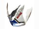 2003-2013 Suzuki SV650 Motorcycle Fairings - White Blue Lucky Strike Motul UK