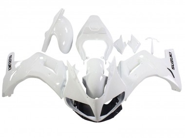 Custom 2003-2013 Suzuki SV650 Motorcycle Fairings - White UK