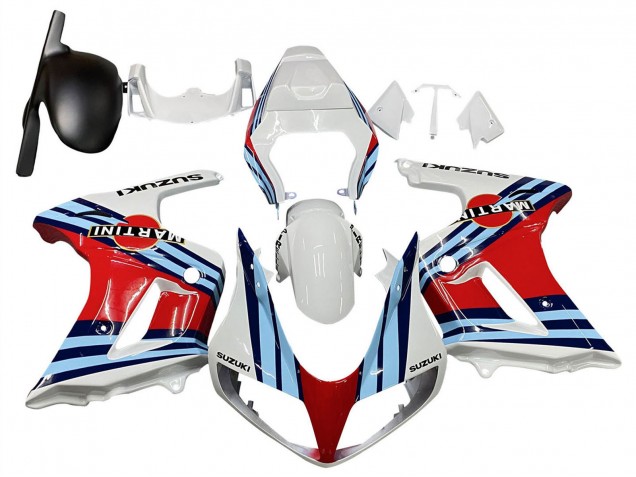 2003-2013 Suzuki SV650 Motorcycle Fairings - White Red Blue Martini UK