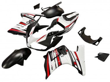 Custom 2003-2013 Suzuki SV650 Motorcycle Fairings - White Red Black UK
