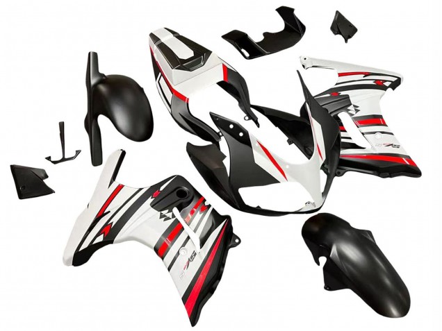 2003-2013 Suzuki SV650 Motorcycle Fairings - White Red Black UK
