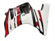 2003-2013 Suzuki SV650 Motorcycle Fairings - White Red Black UK