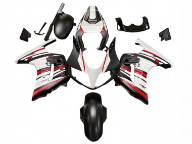 Custom 2003-2013 Suzuki SV650 Motorcycle Fairings - White Red Black UK