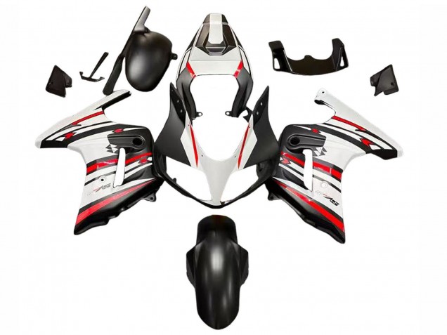 2003-2013 Suzuki SV650 Motorcycle Fairings - White Red Black UK