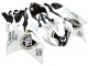2003-2006 Aprilia RSV1000 Motorcycle Fairings - White Black Lucky Strike Motul Michelin UK